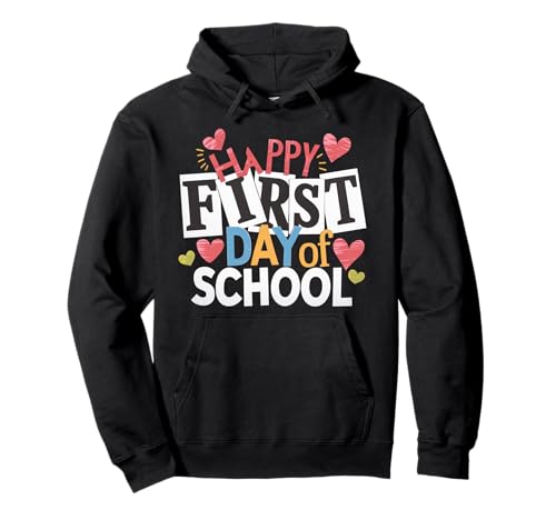 Schulanfang Tshirt Kinder Schüler Schule Lehrer Teacher Pullover Hoodie von Schulanfang Tshirt Herren Damen Schule Schüler