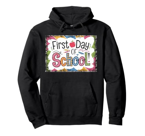 Schulanfang Tshirt Kinder Schüler Schule Lehrer Teacher Pullover Hoodie von Schulanfang Tshirt Herren Damen Schule Schüler