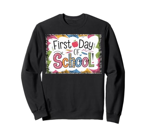 Schulanfang Tshirt Kinder Schüler Schule Lehrer Teacher Sweatshirt von Schulanfang Tshirt Herren Damen Schule Schüler