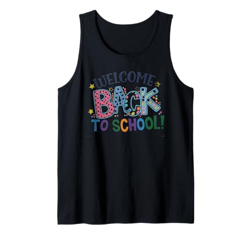 Schulanfang Tshirt Kinder Schüler Schule Lehrer Teacher Tank Top von Schulanfang Tshirt Herren Damen Schule Schüler