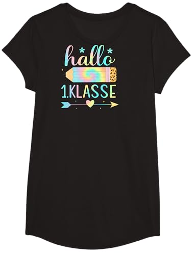 Hallo 1 Klasse Einschulung Schule Kinder Schulkind T-Shirt Hallo 1 Klasse Einschulung Schule Kinder Schulkind T-Shirt von Schule Einschulung Geschenkideen