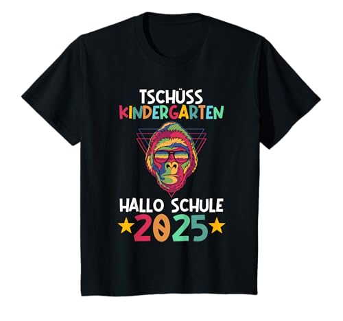 Kinder Kita Abgänger 2025 Einschulung Schulkind T-Shirt von Schule Letzter Tag 2025 Kindergarten