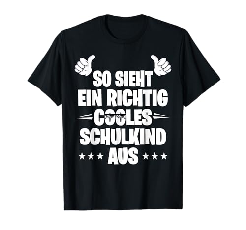 Schultüte Jungen Geschenk Einschulung Schulanfang Schulkind T-Shirt von Schuleinführung Kleidung Schulkind Outfit 1 Klasse
