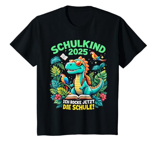 Kinder Schulkind 2025 Dino T-Rex Cool Erste Klasse lustig Geschenk T-Shirt Kinder Schulkind 2025 Dino T-Rex Cool Erste Klasse lustig Geschenk T-Shirt von Schulkind 2025 Dino T-Rex Geschenk Einschulung.