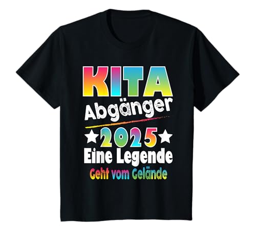 Kinder Abschied Kita Abgänger Kindergarten Schulkind 2025 Einschulu T-Shirt Kinder Abschied Kita Abgänger Kindergarten Schulkind 2025 Einschulu T-Shirt von Schulkind 2025 Kindergarten Abgänger Einschulung