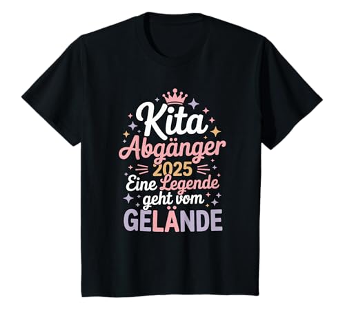 Kinder Kita Abgänger Schulkind Einschulung 2025 Mädchen T-Shirt von Schulkind 2025 Kita