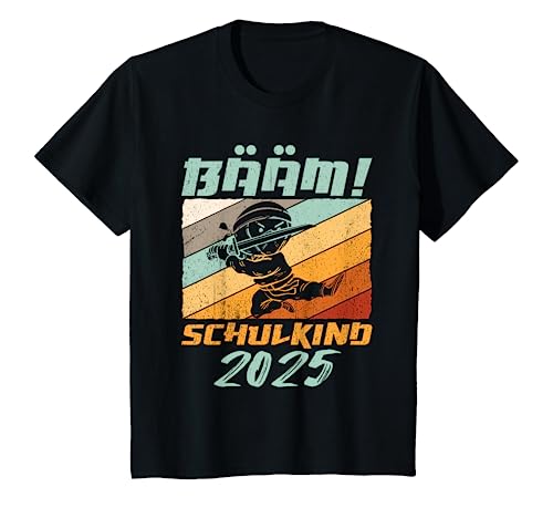 Kinder Bääm Schulkind 2025 Ninja Schule Einschulung Schulkind T-Shirt von Schulkind Einschulung Designs & Geschenkideen