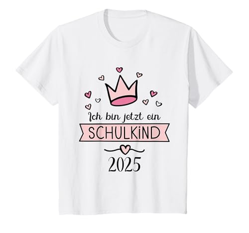 Kinder Schulanfang Einschulung Schulanfänger Mädchen Schulkind 2025 T-Shirt Kinder Schulanfang Einschulung Schulanfänger Mädchen Schulkind 2025 T-Shirt von Schulkind Schulanfänger Mädchen Schuleinführung