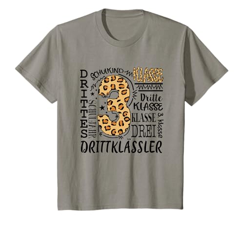 Kinder 3. Klasse Schulkind Einschulung Dritte Klasse T-Shirt von Schulkind und Einschulung Kinderoutfits