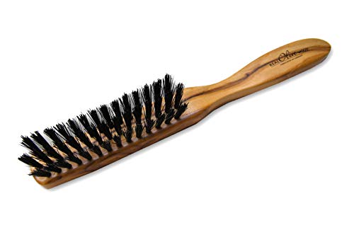 Schulz - Für den Menschen & sein Haus! - Herren - Haarbürste - Wildschweinborste - Olivenholz von SCHULZ