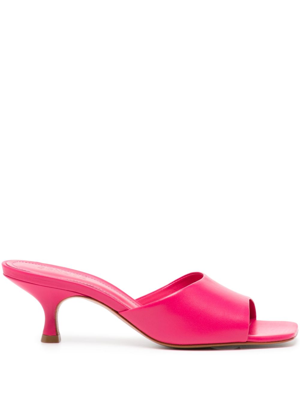 Schutz Mules mit eckiger Kappe 70mm - Rosa von Schutz