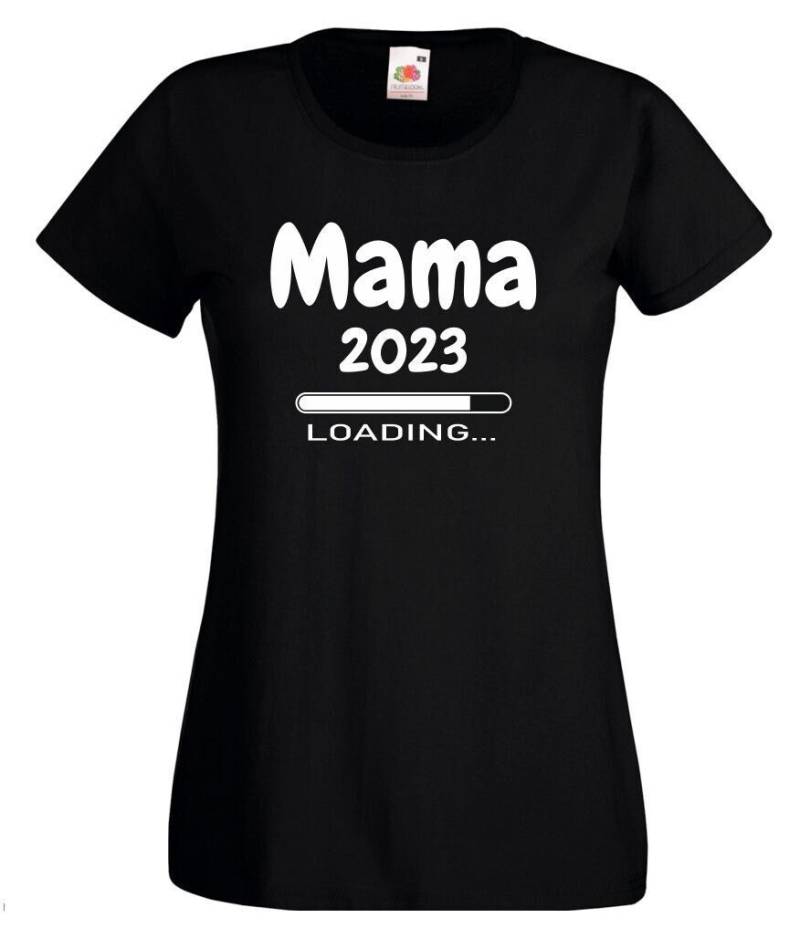 T-Shirt Damen - Mama Loading 2023 von SchutzfolienLoew