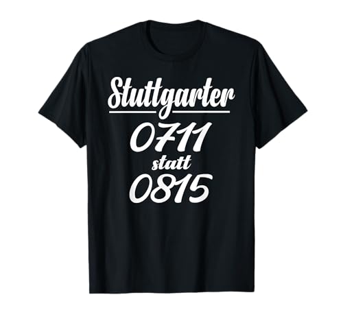 Stuttgart T-Shirt Stuggi 0711 Schwabenland Männer Frauen T-Shirt Stuttgart T-Shirt Stuggi 0711 Schwabenland Männer Frauen T-Shirt von Schwaben & Stuttgarter Outfit Bekleidung