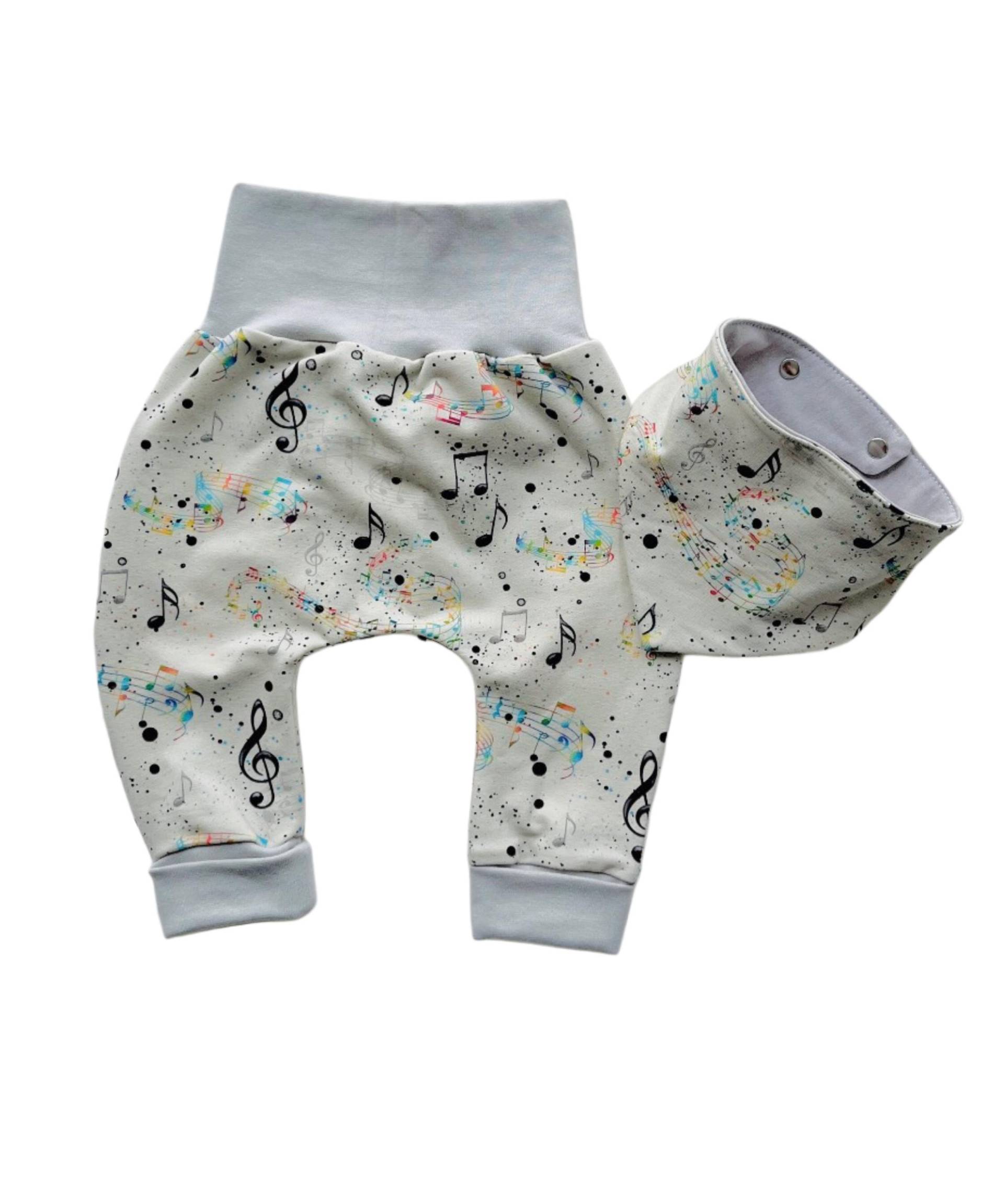 Pumphose Babyhose Hose Baby Kind/Noten - Musik Gr. 44 110 von Schwabenkids