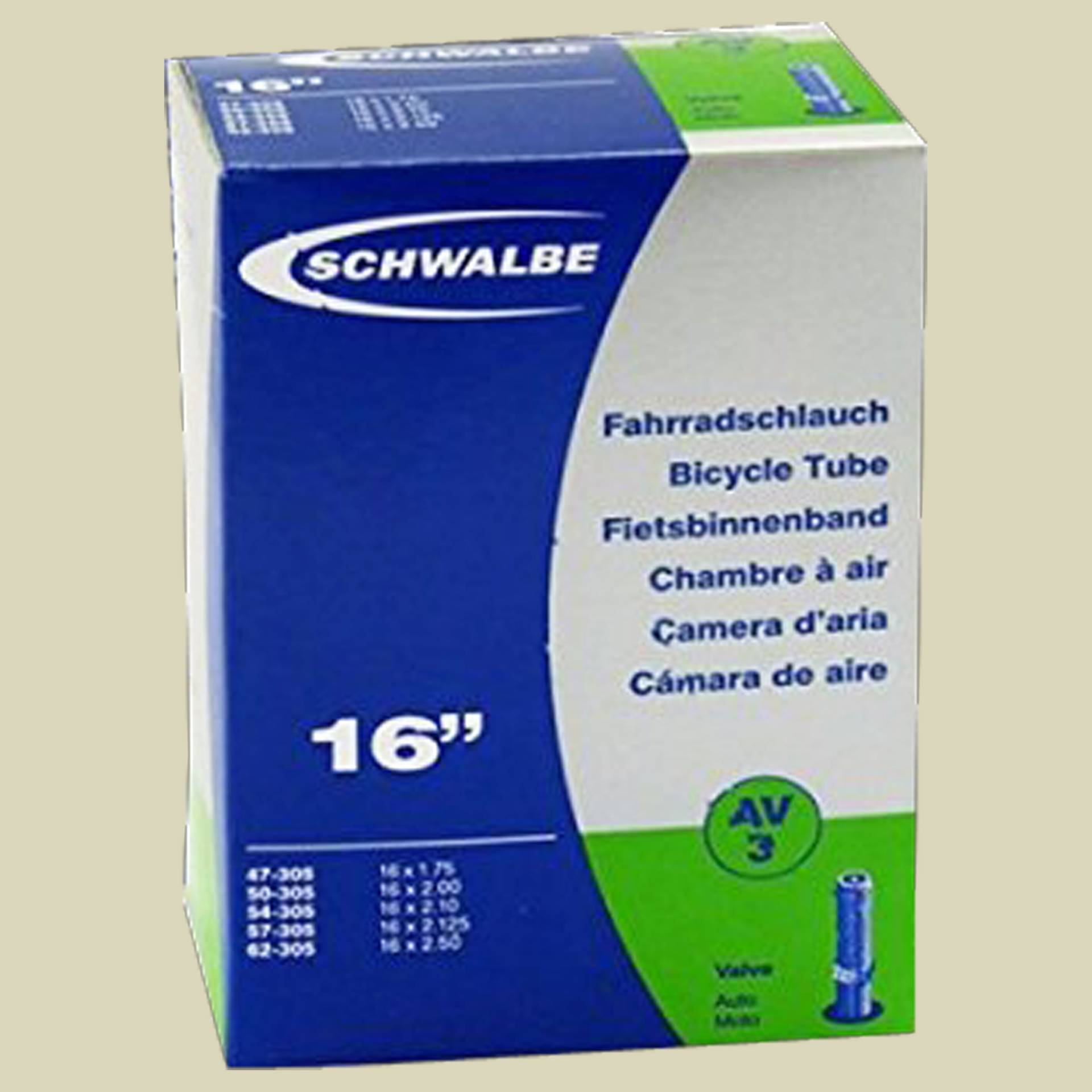 AV 3 für 16" von Schwalbe