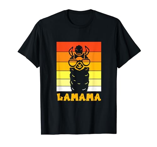 LAMAMA Mama Lama Alpaka Frischgebackene Mama Schwangerschaft T-Shirt von Schwanger Geschenk zur Geburt Werdende Mama Alpapa