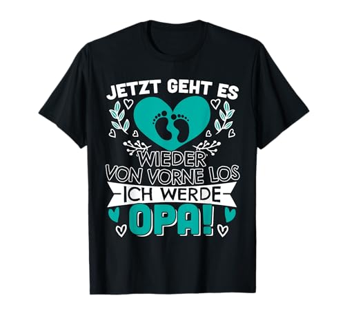 Nachwuchs Werdender Opa Geschenke Baby Ankündigung Papa T-Shirt von Schwangerschaft Ankündigung Opa Geschenk Vater