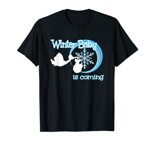 Winter Baby is coming für Damen & Mütter - Schwangerschaft T-Shirt von Schwangerschaft-Design für Damen und Mütter