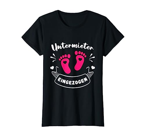 Schwanger Untermieter Eingezogen Werdende Mutter Baby T-Shirt von Schwangerschaft Geschenk Für Werdende Mutter Baby