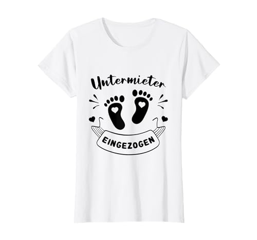 Schwanger Untermieter Eingezogen Werdende Mutter Baby T-Shirt Schwanger Untermieter Eingezogen Werdende Mutter Baby T-Shirt von Schwangerschaft Geschenk Für Werdende Mutter Baby
