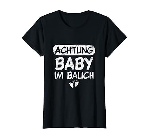 Werdende Mutter Geschenk | Baby Babyfüße Mama ist Schwanger T-Shirt von Schwangerschaft Geschenk | Werdende Eltern Geburt