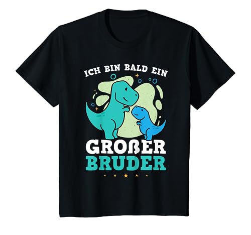 Kinder Ich werde ein Großer Bruder 2022 Baby Ankündigungs T-Shirt von Schwangerschaft ankündigen Babyparty Geschwister
