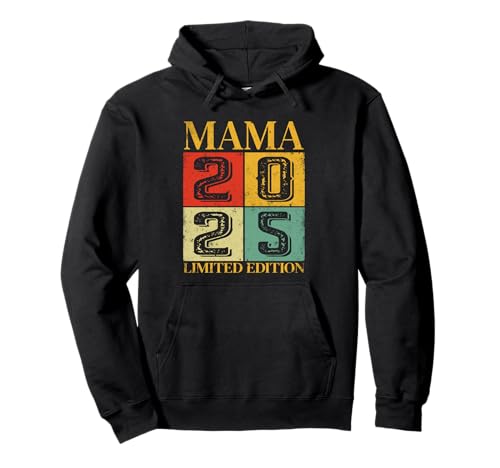 Zur Mama Befördert 2025 Mama 2025 Pullover Hoodie von Schwangerschaftsverkündung 2025 Familie