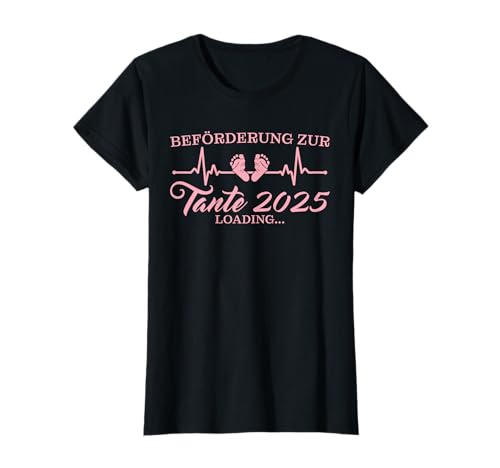 Damen Werdende Tante 2025 Schwangerschaft ankündigen T-Shirt Damen Werdende Tante 2025 Schwangerschaft ankündigen T-Shirt von Schwangerschaftsverkündung Idee Patentante