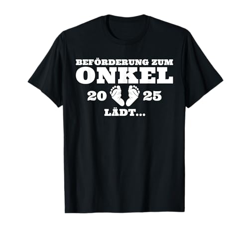 Herren Schwangerschaftsankündigung 2025 Werdender Onkel T-Shirt von Schwangerschaftsverkündung Tante und Onkel