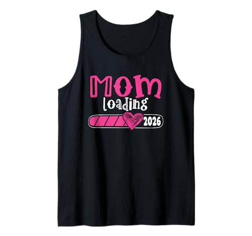 Mutter 2026 Wird Geladen Mama 2026 Tank Top von Schwangerschaftsverkündung al Geschenk für Mamas