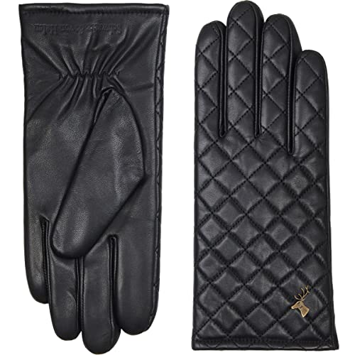 Schwartz & von Halen Handschuhe Damen Kira - Leder Wollfutter - Schwarz L - 8 von Schwartz & von Halen