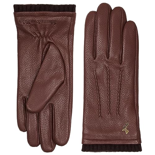 Schwartz & von Halen Handschuhe Damen Scarlett - Leder 100% Hirschleder (American Deerskin) Wollfutter (100%) - Braun XL - 8½ von Schwartz & von Halen