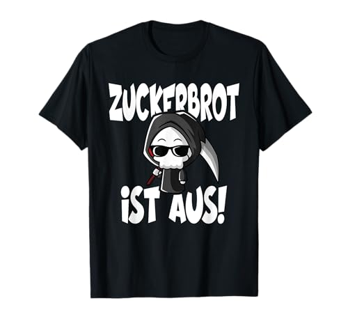 Zuckerbrot Ist Aus Geduldsfaden Lustiger Spruch Damen T-Shirt Zuckerbrot Ist Aus Geduldsfaden Lustiger Spruch Damen T-Shirt von Schwarzer Humor Geschenke Sarkastische Sprüche