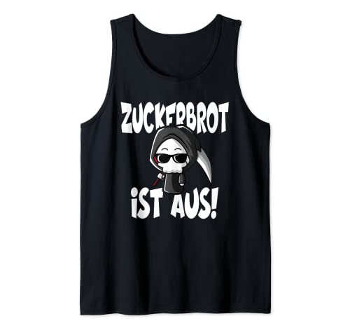 Zuckerbrot Ist Aus Geduldsfaden Lustiger Spruch Damen Tank Top Zuckerbrot Ist Aus Geduldsfaden Lustiger Spruch Damen Tank Top von Schwarzer Humor Geschenke Sarkastische Sprüche