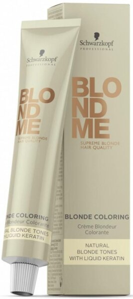 Schwarzkopf BlondMe Permanente Coloration (9-01) Natur Eis 60 ml von Schwarzkopf Professional