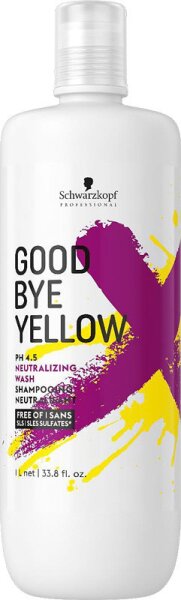 Schwarzkopf Goodbye Yellow Neutralisierendes Shampoo 1000 ml von Schwarzkopf Professional