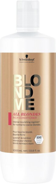 Schwarzkopf Professional BlondMe All Blondes Rich Conditioner 1000 ml von Schwarzkopf Professional