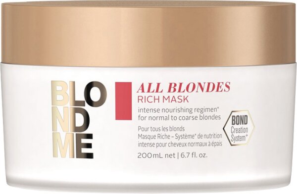 Schwarzkopf Professional BlondMe All Blondes Rich Mask 200 ml von Schwarzkopf Professional