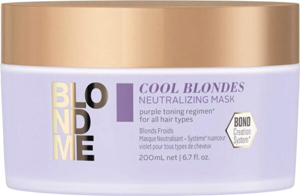 Schwarzkopf Professional BlondMe Cool Blondes Neutralizing Mask 200 ml von Schwarzkopf Professional