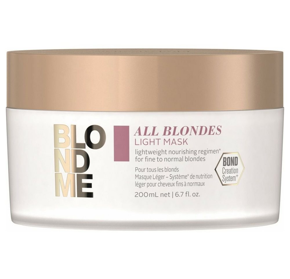 Schwarzkopf Professional Haarmaske Blondme All Blondes Light Maske 200 ml Schwarzkopf Professional Haarmaske Blondme All Blondes Light Maske 200 ml von Schwarzkopf Professional