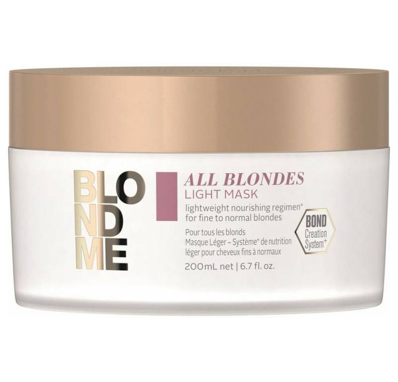 Schwarzkopf Professional Haarmaske Blondme All Blondes Light Maske 200 ml Schwarzkopf Professional Haarmaske Blondme All Blondes Light Maske 200 ml von Schwarzkopf Professional
