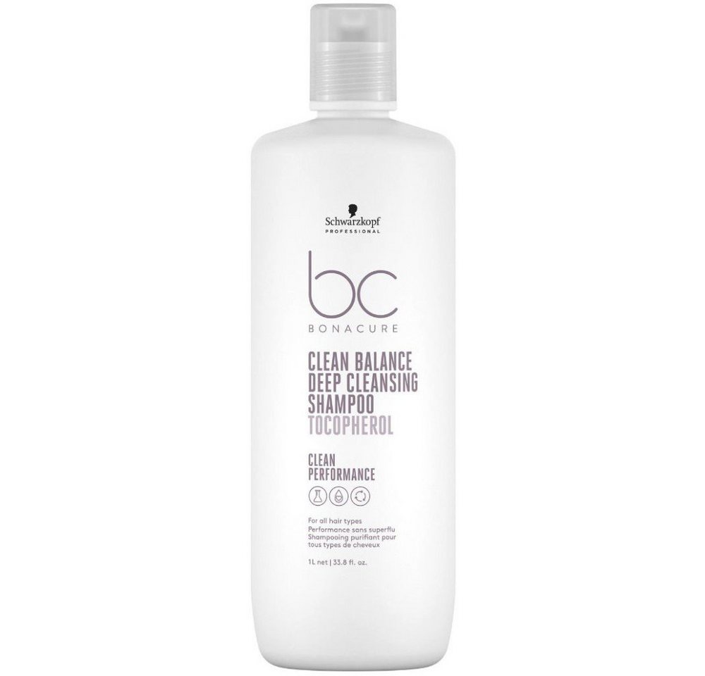 Schwarzkopf Professional Haarshampoo BC Bonacure Clean Balance Deep Cleansing Shampoo 1000ml Schwarzkopf Professional Haarshampoo BC Bonacure Clean Balance Deep Cleansing Shampoo 1000ml von Schwarzkopf Professional