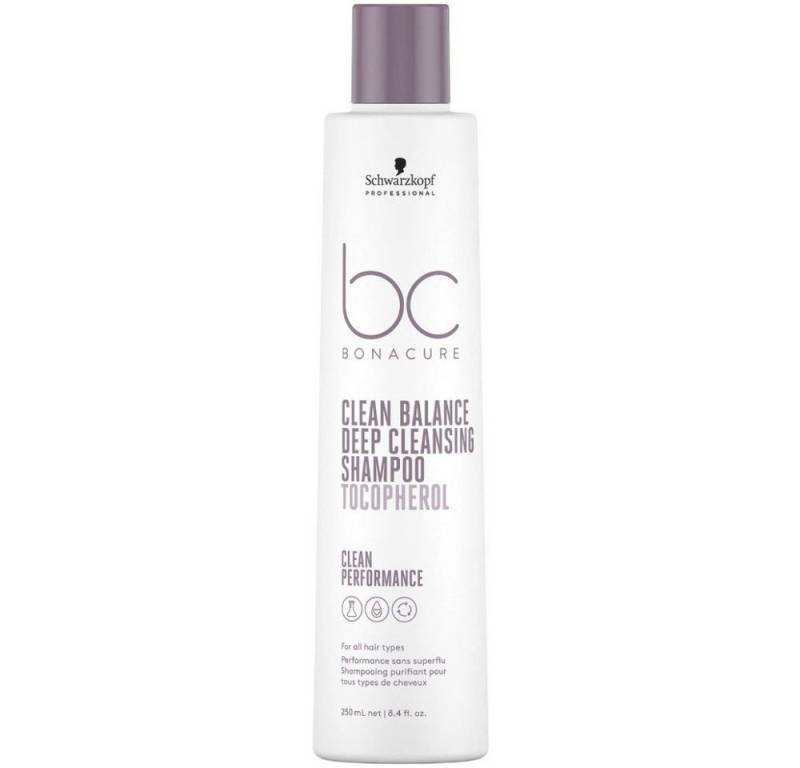 Schwarzkopf Professional Haarshampoo BC Bonacure Clean Balance Deep Cleansing Shampoo 250 ml von Schwarzkopf Professional