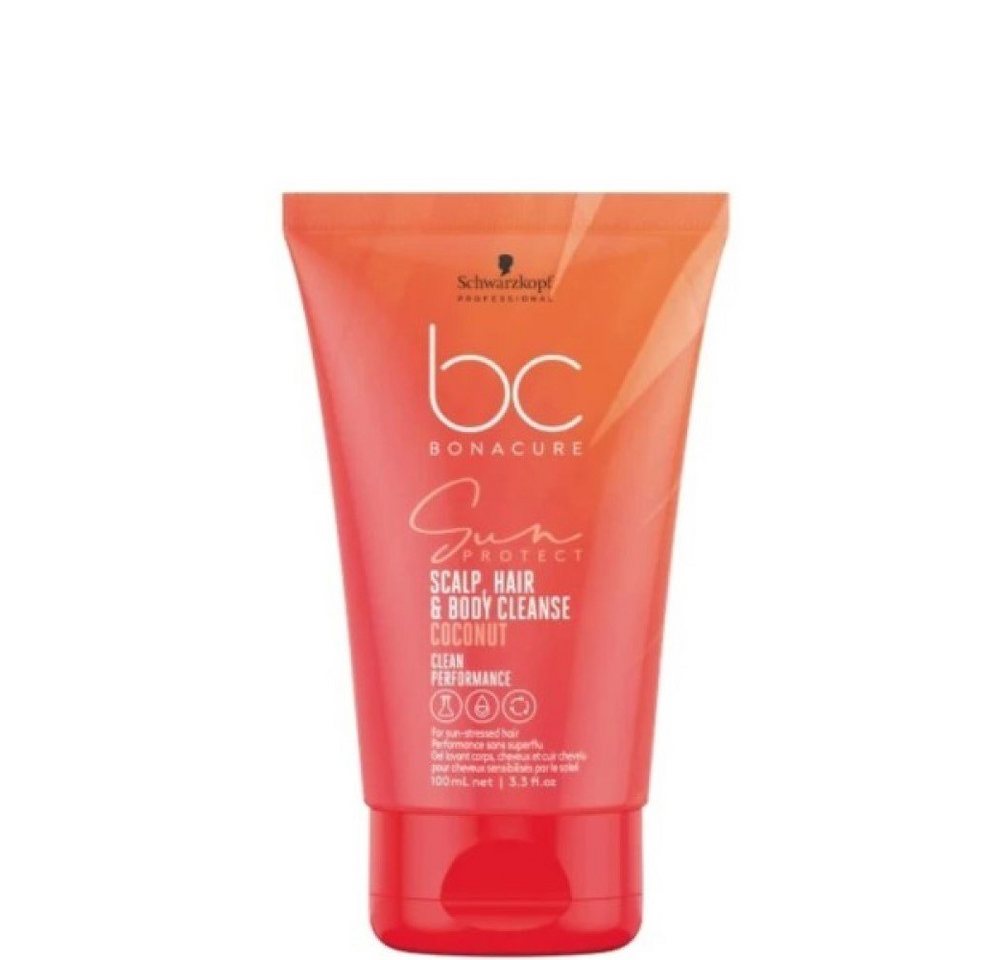 Schwarzkopf Professional Haarshampoo BC Sun Protect 3-in-1 Scalp, Hair & Body Cleanse 100 ml von Schwarzkopf Professional