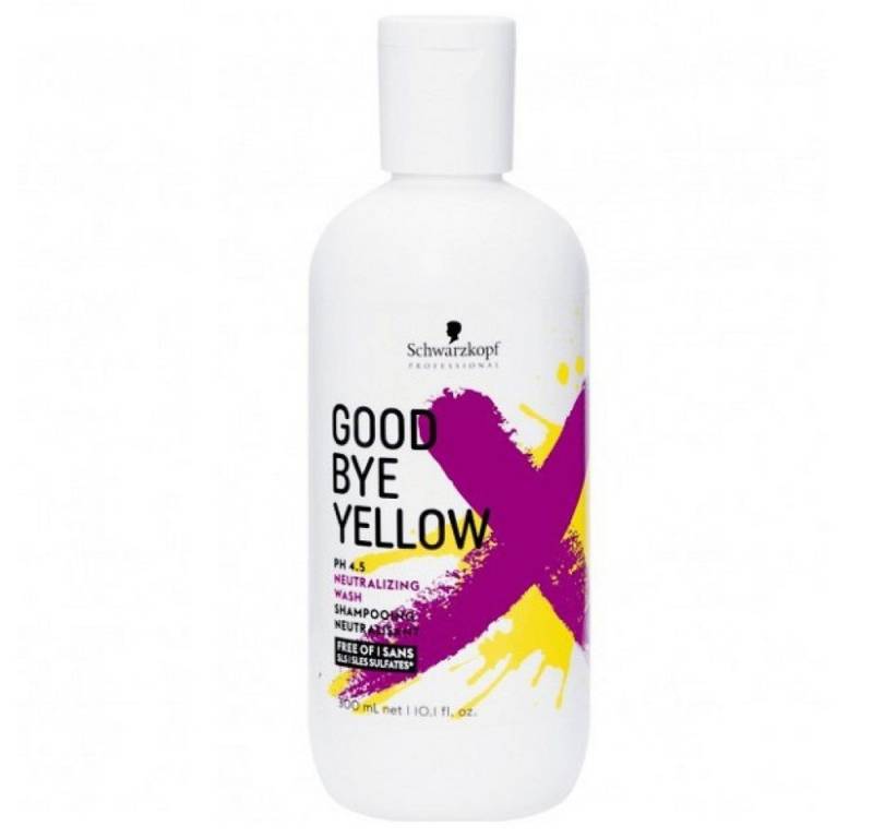 Schwarzkopf Professional Haarshampoo Goodbye Yellow Neutralisierendes Shampoo 300 ml von Schwarzkopf Professional