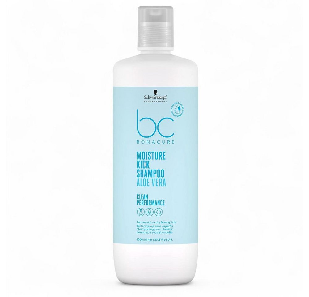 Schwarzkopf Professional Haarshampoo Schwarzkopf BC Moisture Kick Shampoo 1000 ml von Schwarzkopf Professional
