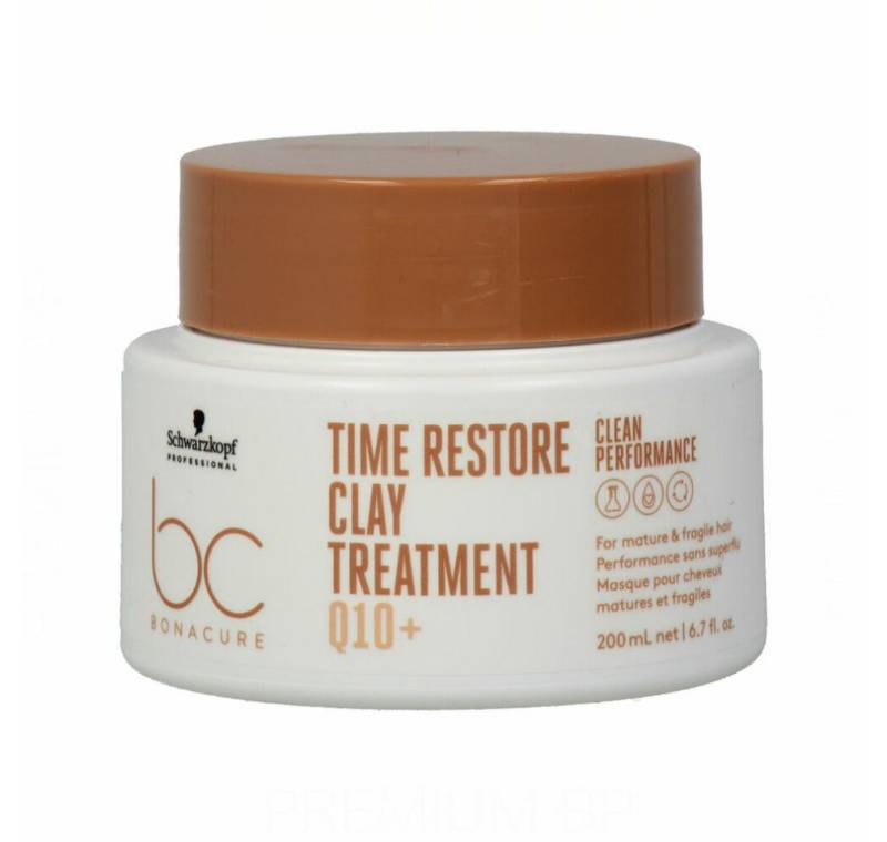 Schwarzkopf Haarmaske Bc Time Restore Q10 Clay Treatment 200ml von Schwarzkopf
