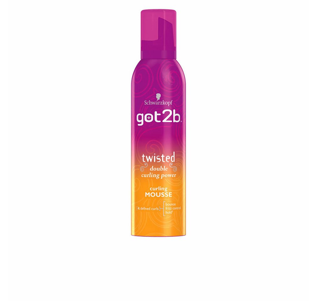 Schwarzkopf Haarmousse GOT2B TWISTED double curling power mousse 250ml Schwarzkopf Haarmousse GOT2B TWISTED double curling power mousse 250ml von Schwarzkopf