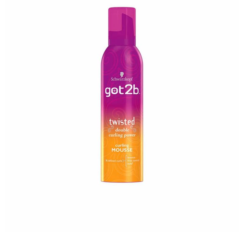 Schwarzkopf Haarmousse GOT2B TWISTED double curling power mousse 250ml von Schwarzkopf