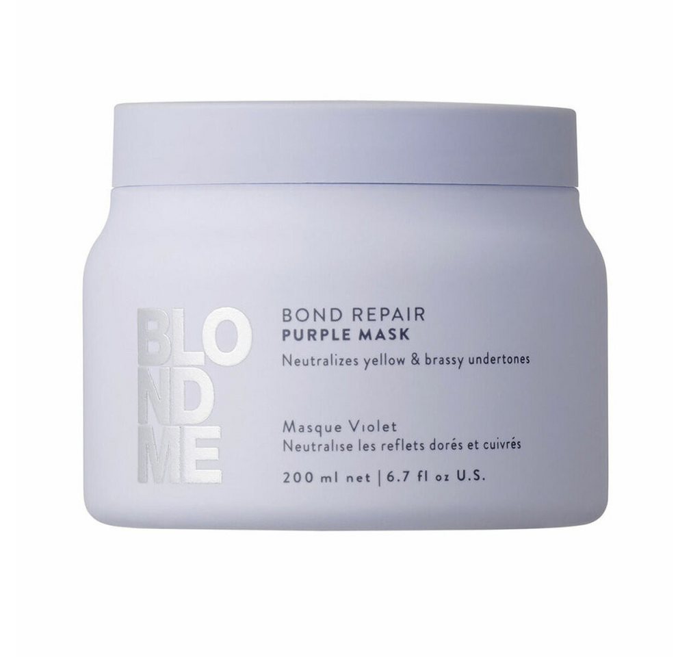 Schwarzkopf Haarpflege-Set BLONDME BOND REPAIR Purple Tratamiento 200 ml von Schwarzkopf